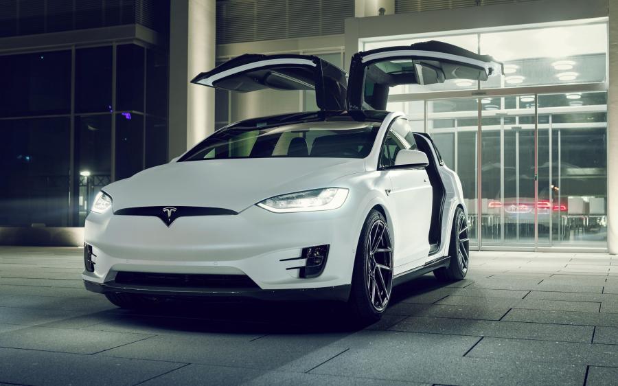 Tesla Model X by Novitec Rosso on Vossen Wheels (NV2) '2017